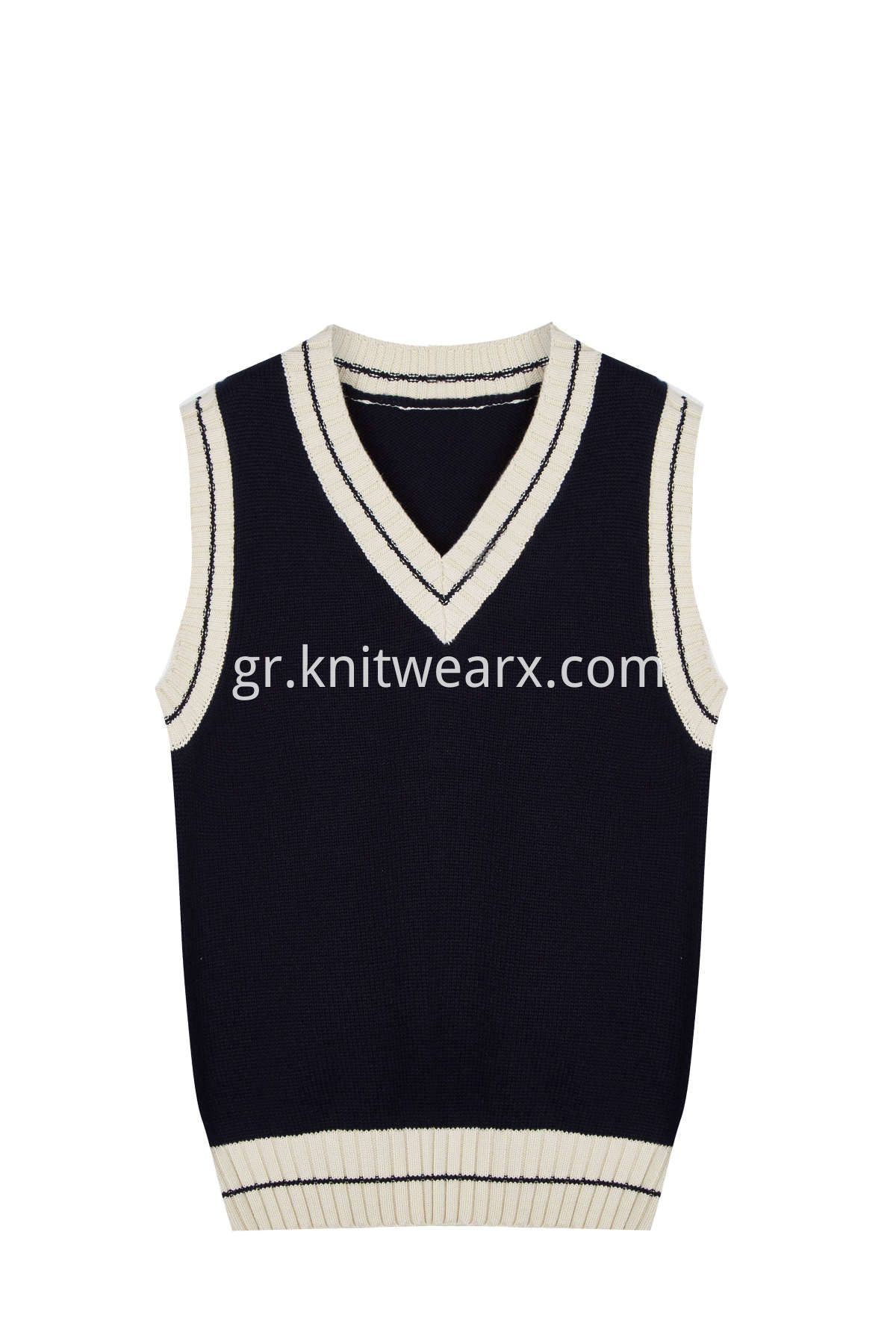 Kids's Sweater Simple Vest Cotton V-Neck School Uniform Pullover Top